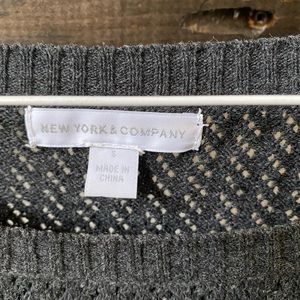 New York and Co Gray Sweater Dress